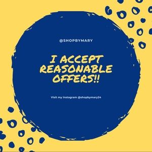 Accept reasonable offers